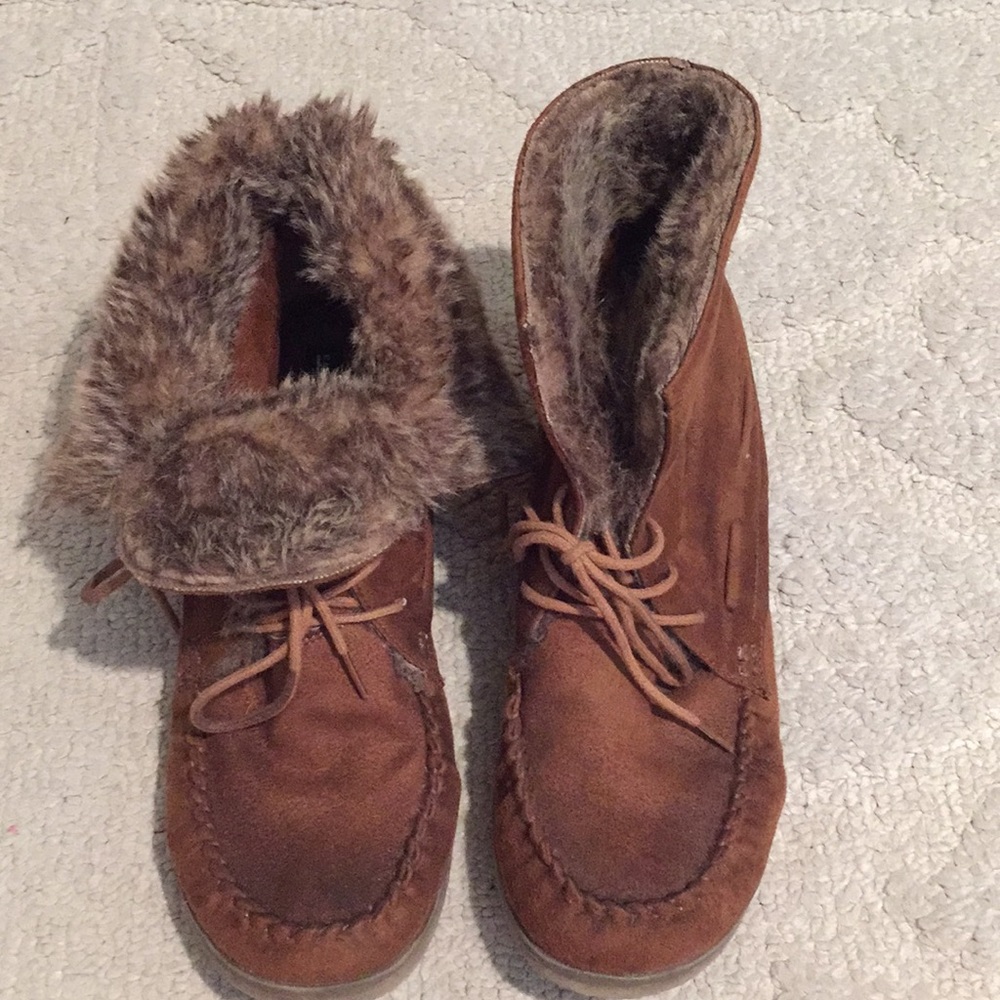 Moccasin booties
